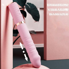 Telescopic G Spot Dildo Vibrator: Woman Vagina & Clitoris Stimulator - Passion Pulse Adult