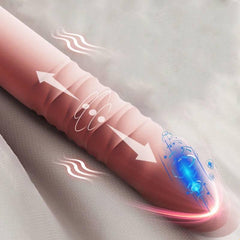 Telescopic G Spot Dildo Vibrator: Woman Vagina & Clitoris Stimulator - Passion Pulse Adult