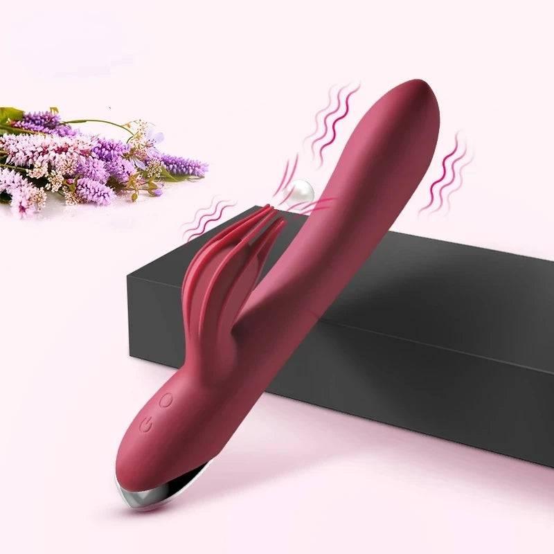 USB Rechargeable 10-Speed Rabbit Vibrator – Clitoris & G-Spot Massager - Passion Pulse Adult