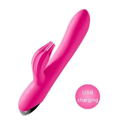USB Rechargeable 10-Speed Rabbit Vibrator – Clitoris & G-Spot Massager - Passion Pulse Adult