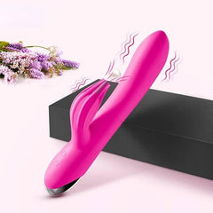 USB Rechargeable 10-Speed Rabbit Vibrator – Clitoris & G-Spot Massager - Passion Pulse Adult