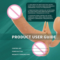 Double Dildo without wearing pants For women - Passion Pulse Adult