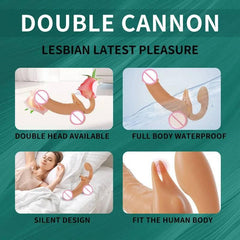 Double Dildo without wearing pants For women - Passion Pulse Adult