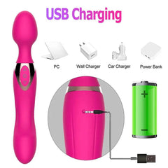 10-Speed USB Dual Motor Vibrator - Passion Pulse Adult