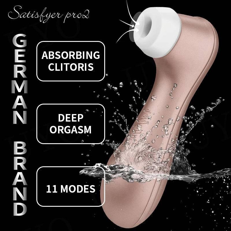 Satisfyer Pro 2 Clitoris Sucking Vibrator – USB Rechargeable - Passion Pulse Adult