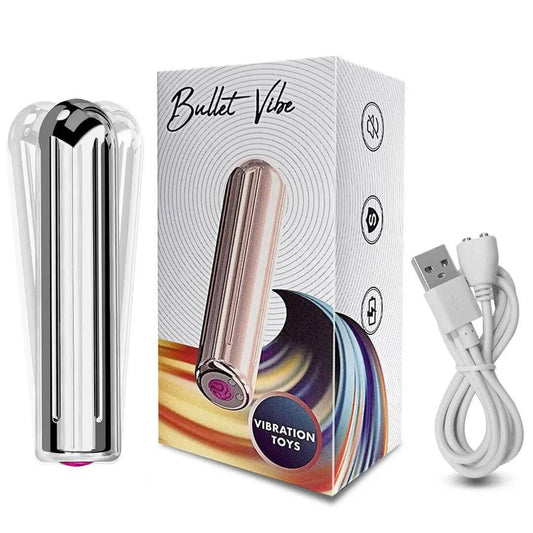10-Speed Mini Bullet Vibrator - Passion Pulse Adult