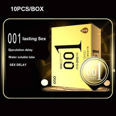 0.01mm Ultra-Thin Natural Latex Condoms - Passion Pulse Adult