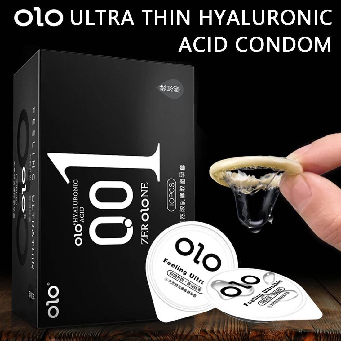 0.01mm Ultra-Thin Natural Latex Condoms - Passion Pulse Adult