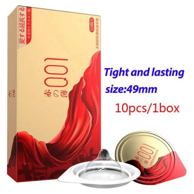 0.01mm Ultra-Thin Natural Latex Condoms - Passion Pulse Adult