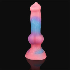 Super Soft Luminous Dog Dildo – Monster-Inspired Suction Cup Anal Toy - Passion Pulse Adult