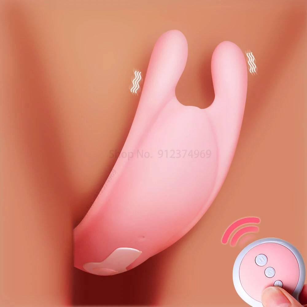 Remote-Controlled Panty Dildo Vibrator – Clitoral & Vaginal Stimulator for Women - Passion Pulse Adult
