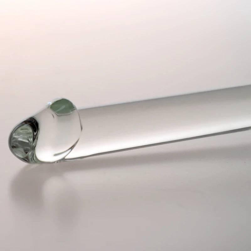 High-Quality Transparent Glass Dildo – Elegant, Durable, and Body-Safe - Passion Pulse Adult