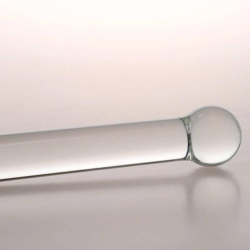 High-Quality Transparent Glass Dildo – Elegant, Durable, and Body-Safe - Passion Pulse Adult