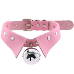 Harajuku Punk Rock Rivet Goth Choker | PU Leather Collar with Heart, Cross & Spikes | Hip Hop Bondage Jewelry for Women - Passion Pulse Adult
