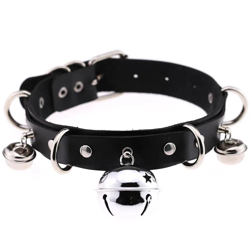 Harajuku Punk Rock Rivet Goth Choker | PU Leather Collar with Heart, Cross & Spikes | Hip Hop Bondage Jewelry for Women - Passion Pulse Adult