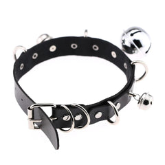 Harajuku Punk Rock Rivet Goth Choker | PU Leather Collar with Heart, Cross & Spikes | Hip Hop Bondage Jewelry for Women - Passion Pulse Adult
