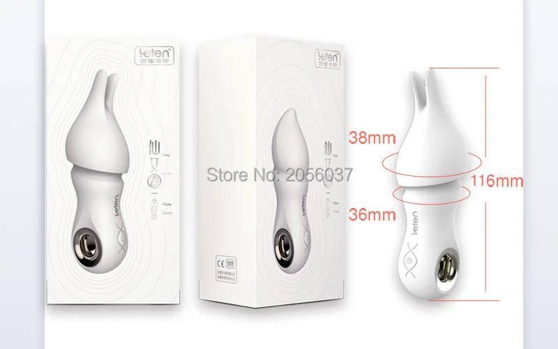 Leten Mute Bullet Vibrator: USB Rechargeable - Passion Pulse Adult