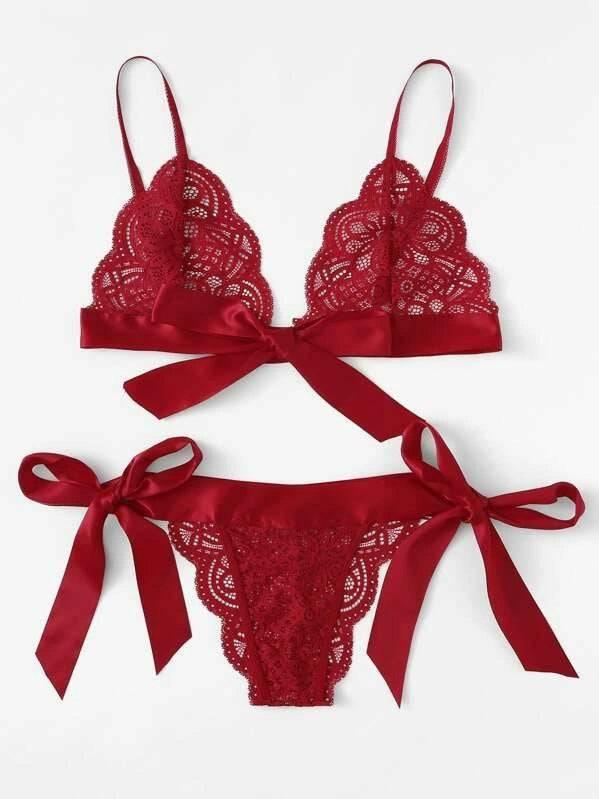Big Bow Split Lingerie - Passion Pulse Adult