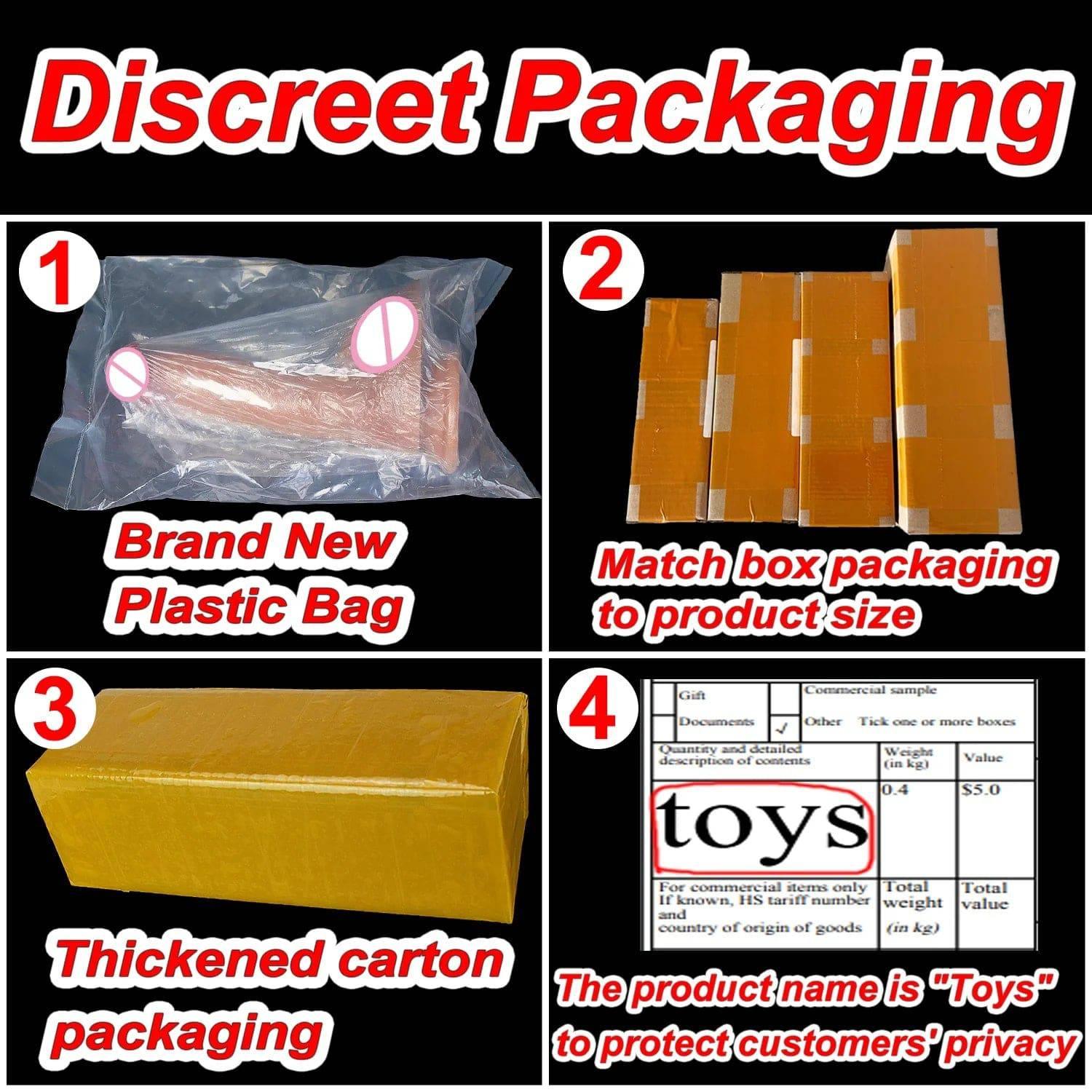 Huge Soft Realistic Dildo with Suction Cup - Double-Layer Design - Passion Pulse Adult