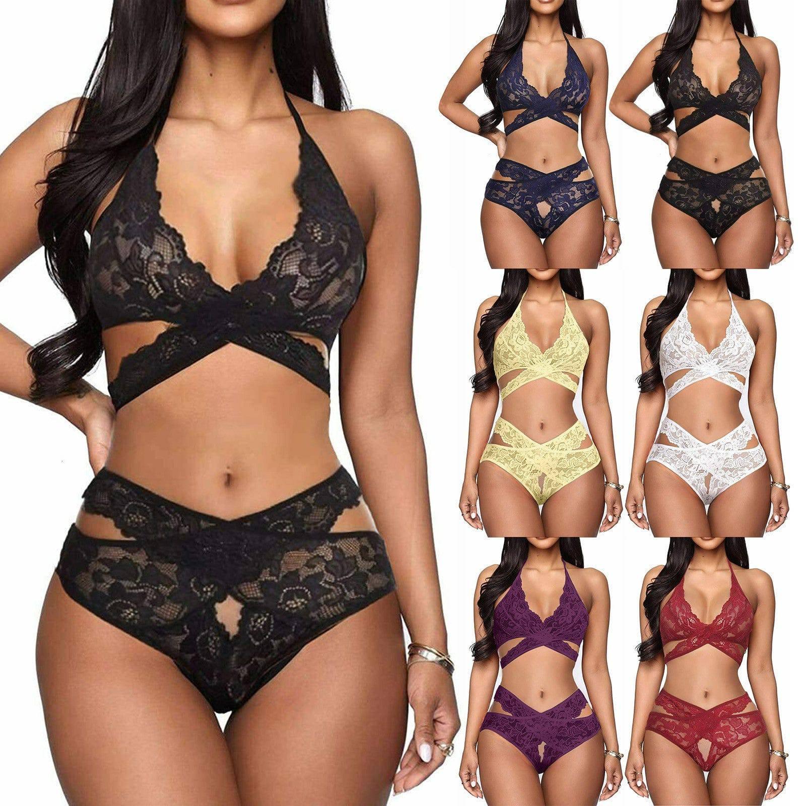 Sensual Lace Two-Piece - Passion Pulse Adult