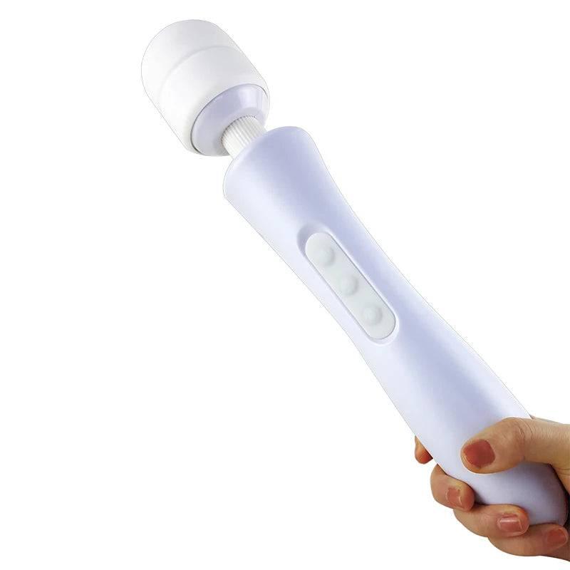 Powerful Magic Wand Vibrator for Women: 20 Modes, G-Spot and Clitoris Stimulator, USB Charging - Adult Sex Toy - Passion Pulse Adult