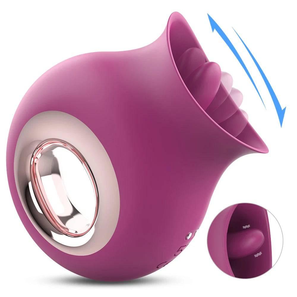 G-Spot & Clitoral Vibrator – Oral Tongue & Nipple Stimulator for Women - Passion Pulse Adult