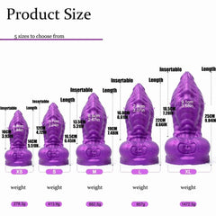 Oieffur Large Ejaculation Dildo With Enema Ball Squirt Liquid Purple Squirting Penis With Suction Cup Sex Toys For Men And Women - Passion Pulse Adult
