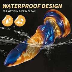 3-in-1 Thrusting Monster Dildo Vibrator with Remote Control - Passion Pulse Adult