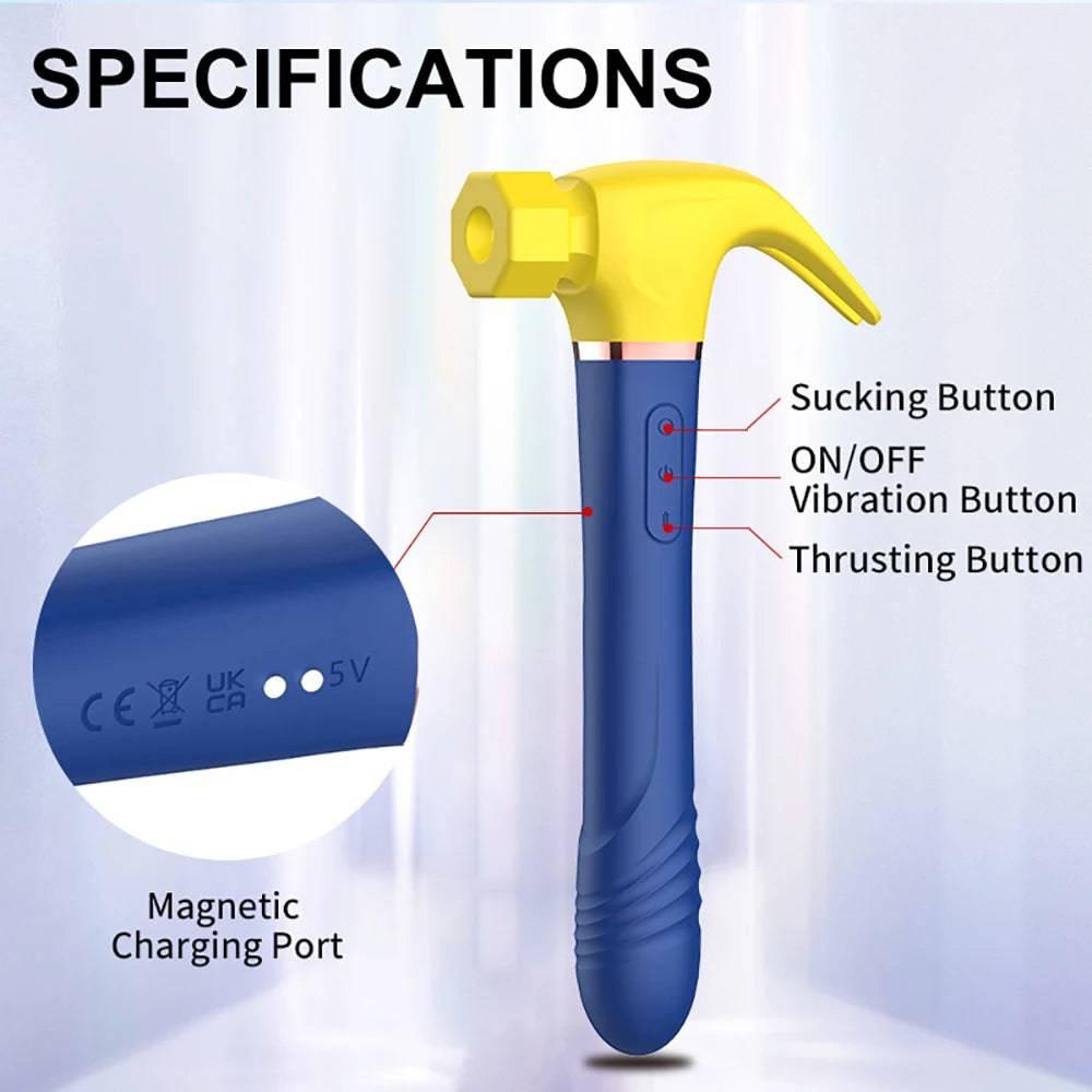 Multifunctional Hammer Vibrator - Passion Pulse Adult