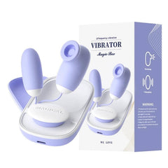 Earphone-Size Sucking & Vibrating Love Egg Massager - Passion Pulse Adult