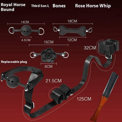 SM Kit: Clamps, Handcuffs, Oral Balls - Passion Pulse Adult