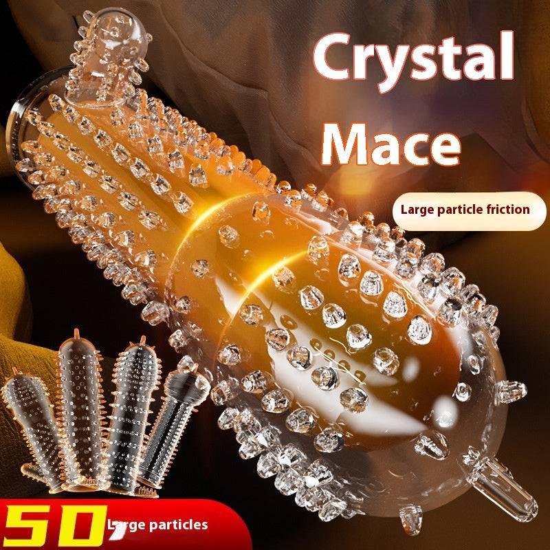 Crystal Wolf Tooth Penis Sleeve - Passion Pulse Adult