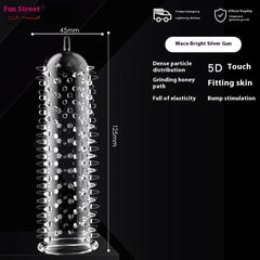 Crystal Wolf Tooth Penis Sleeve - Passion Pulse Adult