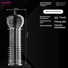 Crystal Wolf Tooth Penis Sleeve - Passion Pulse Adult