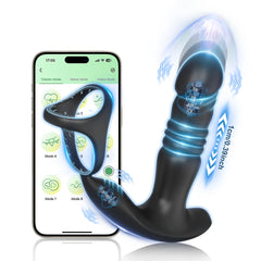 PASSION PULSE Bluetooth APP Vibrator for Men, Remote Prostate Stimulator