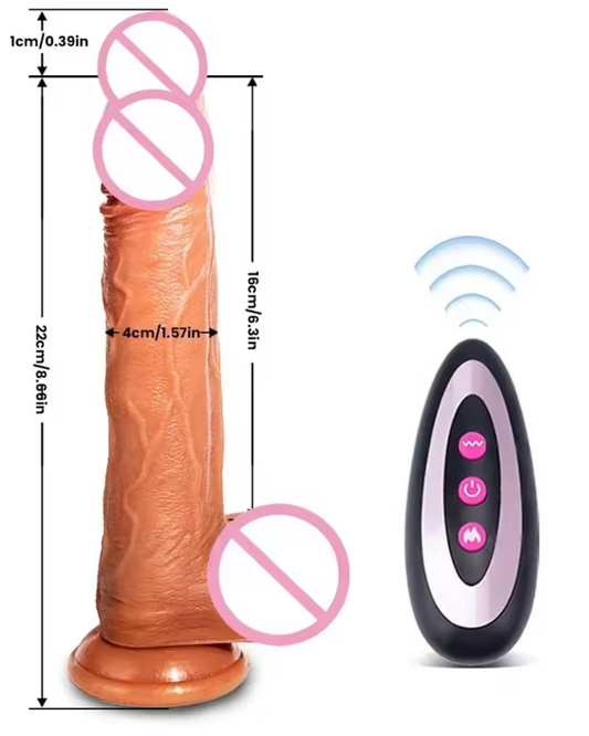 Vibrator Wireless Remote Control Heated Dildo Female Vaginal Masturbator G-spot Anal Massager Sex Toys for Women