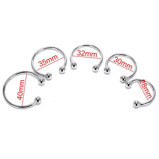 Stainless Steel Penis Ring – Glans Stimulation & Delay Ejaculation - Passion Pulse Adult