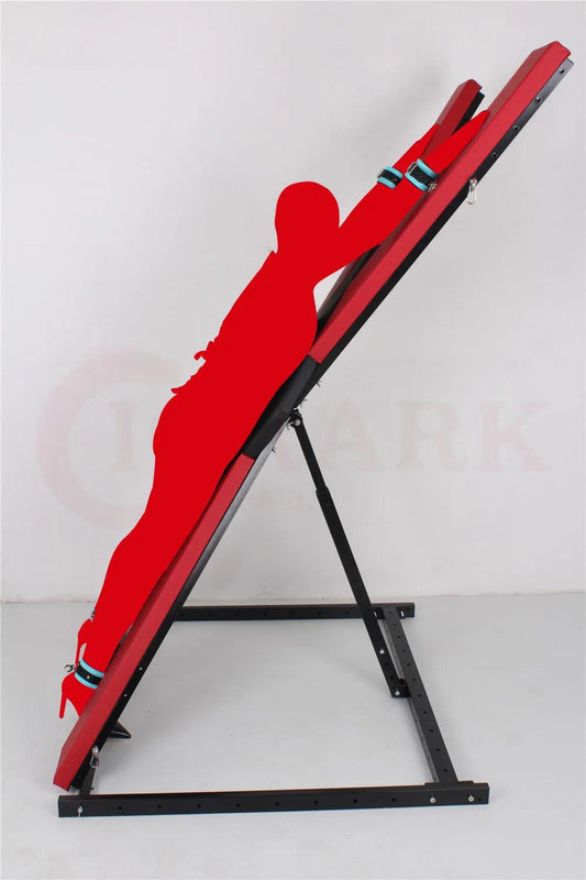 Heavy-Duty X-Shaped BDSM Bondage Frame | Adjustable Restraint Rack for Couples | Erotic Sex Furniture for Adult Games - Passion Pulse Adult