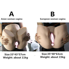 15KG Realistic Silicone Big Ass Butt Sex Toys For Men Penis Gay 18 Adults Suppliers Sexy Women Pussy Vagina Anal Masturbator