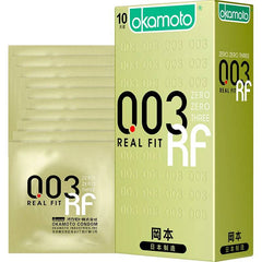 Okamoto Zero Zero Three Real Fit 0.03mm Condoms – Ultra-Thin, Natural Fit for Enhanced Comfort