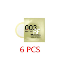 Okamoto Zero Zero Three Real Fit 0.03mm Condoms – Ultra-Thin, Natural Fit for Enhanced Comfort