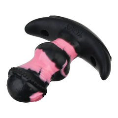 Adjustable Leather Mouth Gag with Vibrating Horse Dildo - 10 Modes Bondage Muzzle for Couples and BDSM Roleplay