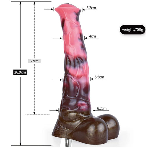 VAZEEK Silicone Dildo Attachments - 11 Styles for Sex Machines