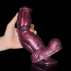 8.27" Wolf Dildo with 4 Knots - Realistic Design for Ultimate Stimulation