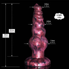 8.27" Wolf Dildo with 4 Knots - Realistic Design for Ultimate Stimulation