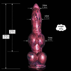 8.27" Wolf Dildo with 4 Knots - Realistic Design for Ultimate Stimulation