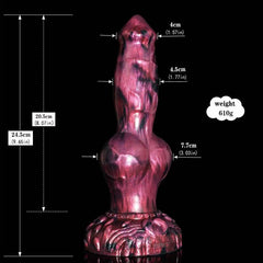 8.27" Wolf Dildo with 4 Knots - Realistic Design for Ultimate Stimulation