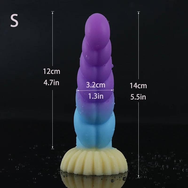 Realistic Monster Dildo – Giant Penis with Suction Cup for Anal and Vaginal Penetration