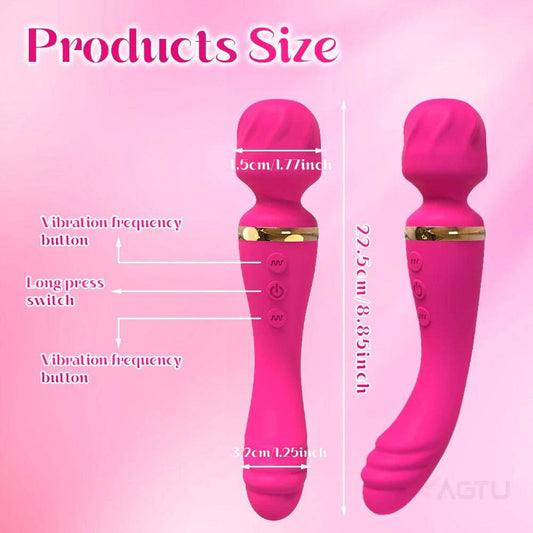 2 Motors AV Vibrator for Women G Spot Clit Clitoris Stimulator USB Rechargeable Vagina Massager Female Sex Toys Adults Goods