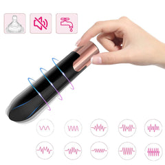 Lipstick-Shaped Bullet Vibrator with 10 Modes